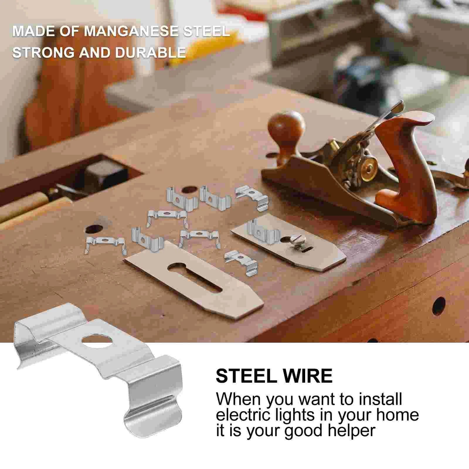 100 шт. полосы света T5 подставка U зажимы держатель кронштейны металлические