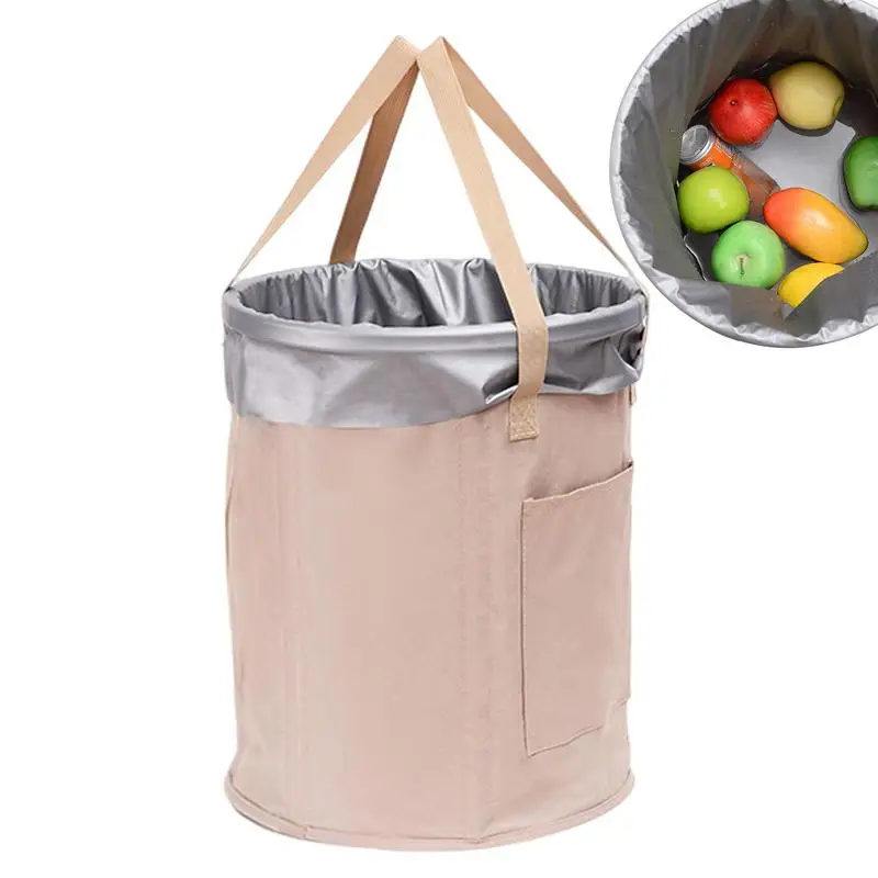 

Folding Water Bucket Folding Beach Water Bucket Reusable Camping Supplies Foldable Camping Storage Container For Boating Camping