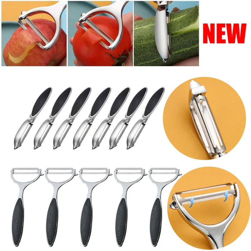 

Accessories Stainless Grater Fruit Potato Vegetable Tools Multi-function Steel Carrot Pelador Kitchen Cuisine Peeler Peeler