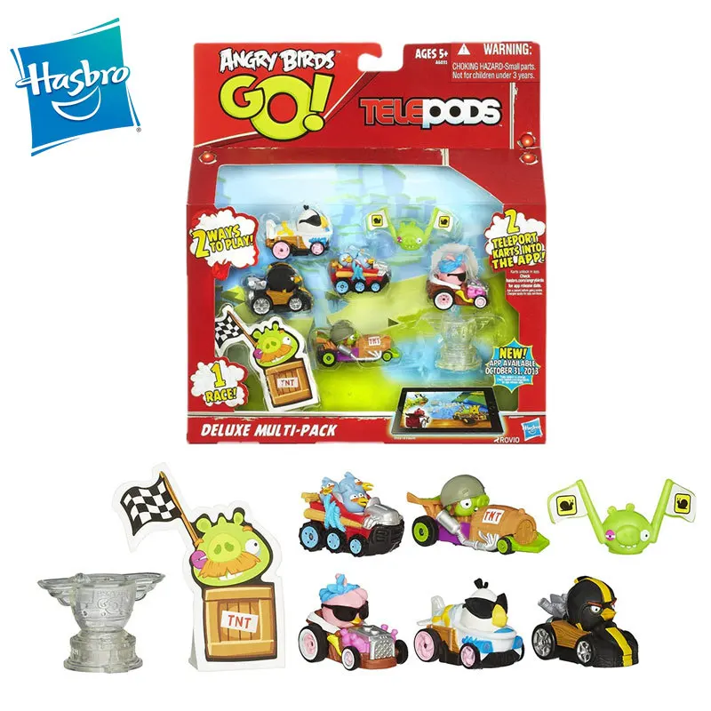 Hasbro Angry Birds Genuine Anime Figures Car Set Boxed Hand-made Doll Action Figures Model Collection Hobby Gifts Toys