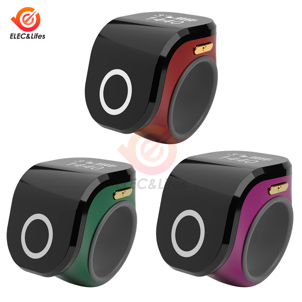 Ручной 0 96-дюймовый OLED цифровой Tally Counter ручной ладонный Clicker Number Count Ассорти 3