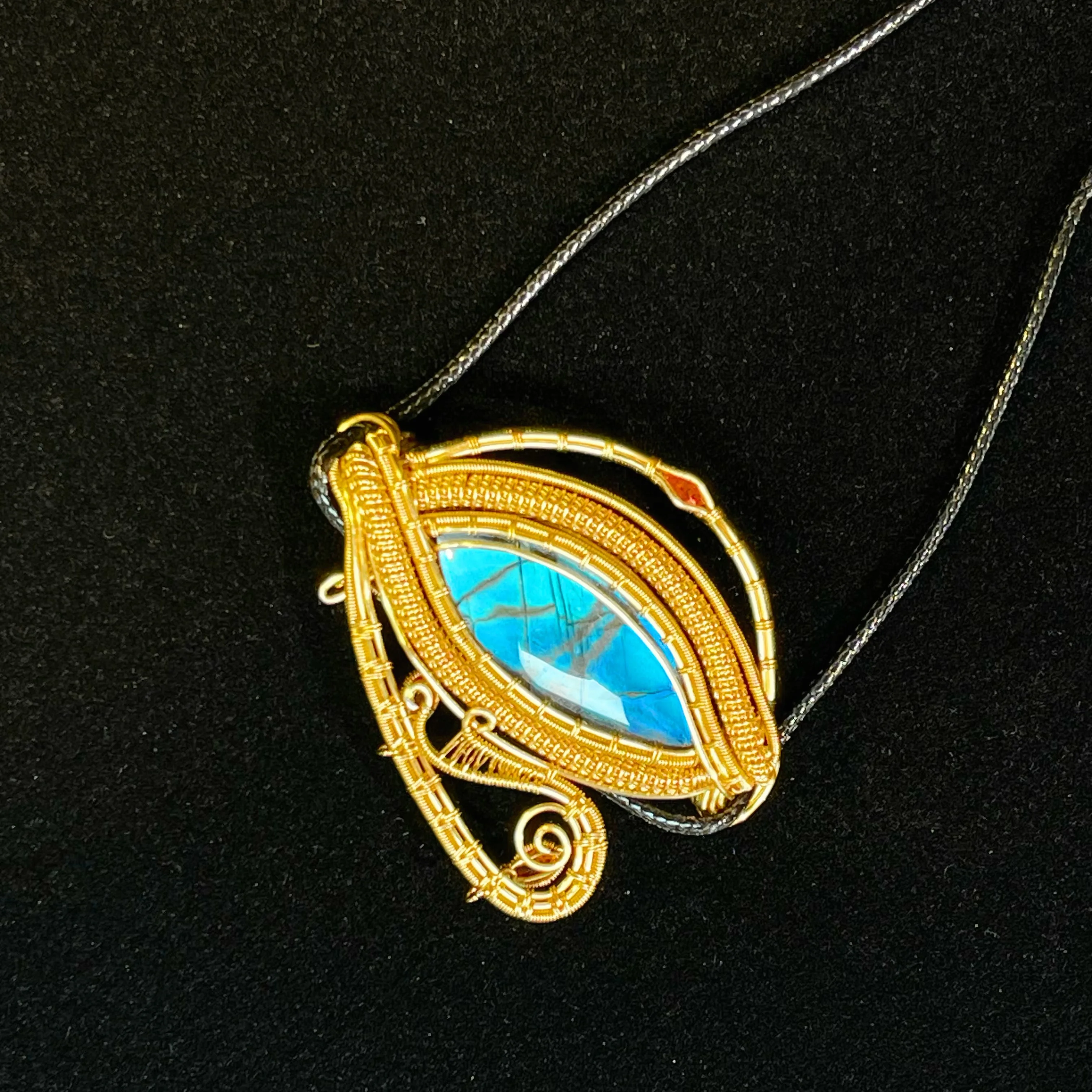 Ожерелье с подвеской из натурального агата украшение для дома