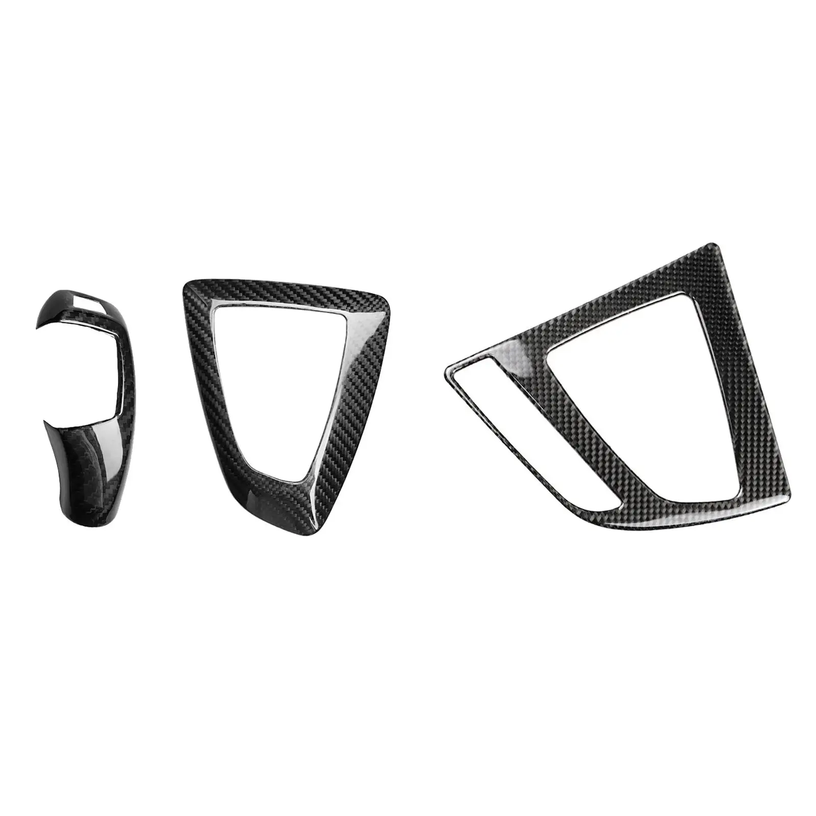 

3Pcs Knob Covers Interior Trim Stickers Decal for F30 F31 F32 3 GT