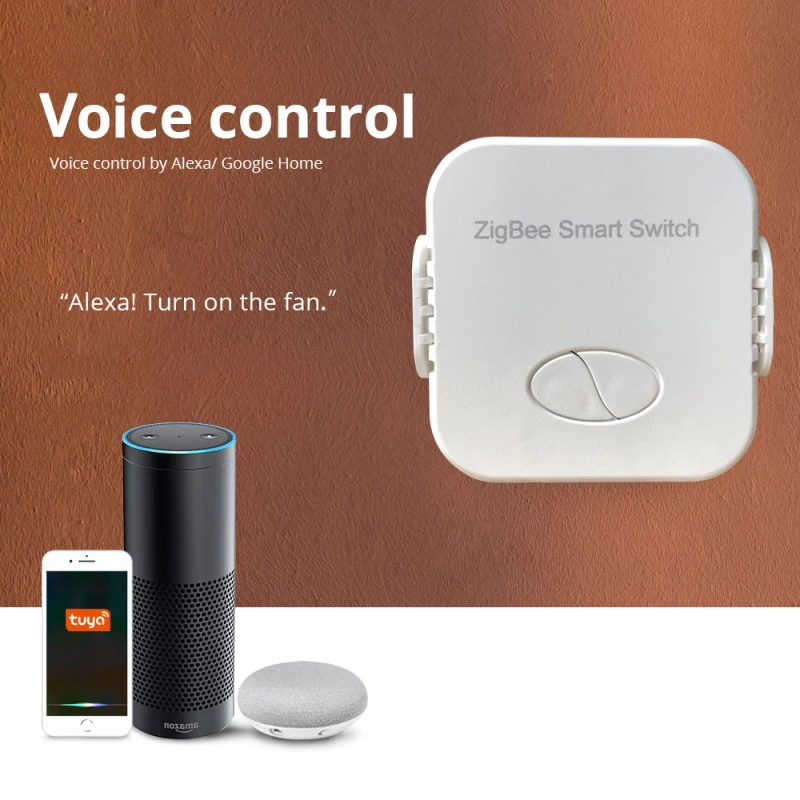 

Умный выключатель Tuya Zigbee 3,0 с дистанционным управлением, 1 клавиша, Hands-free, 110-240 В переменного тока