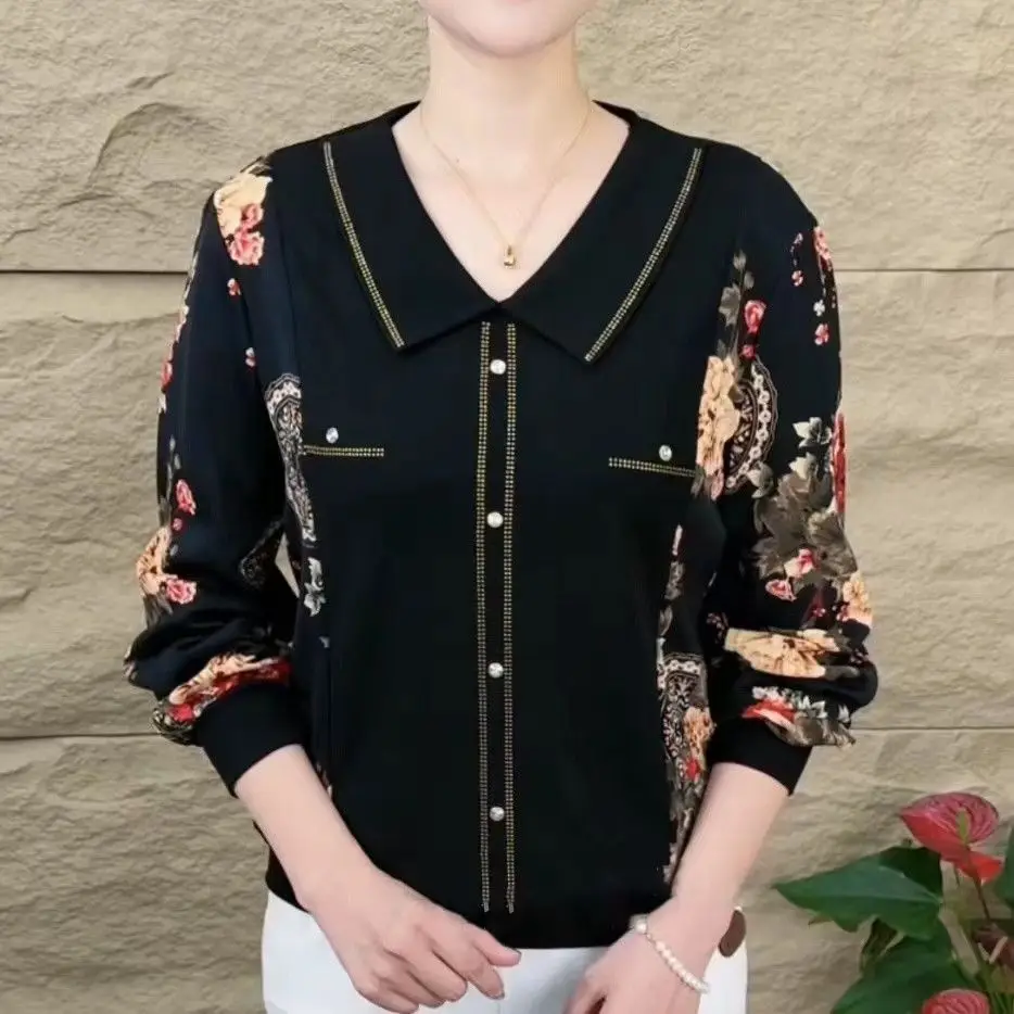 Женская футболка с длинным рукавом свободный Удобный универсальный топ