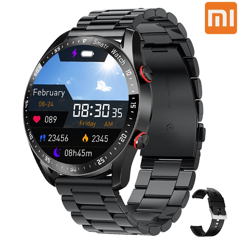 

Xiaomi I9 Smart Watch Bluetooth Call SmartWatch Ecg+ppg Business Stainless Steel Strap Waterproof Watches Xiaomi Offical Store