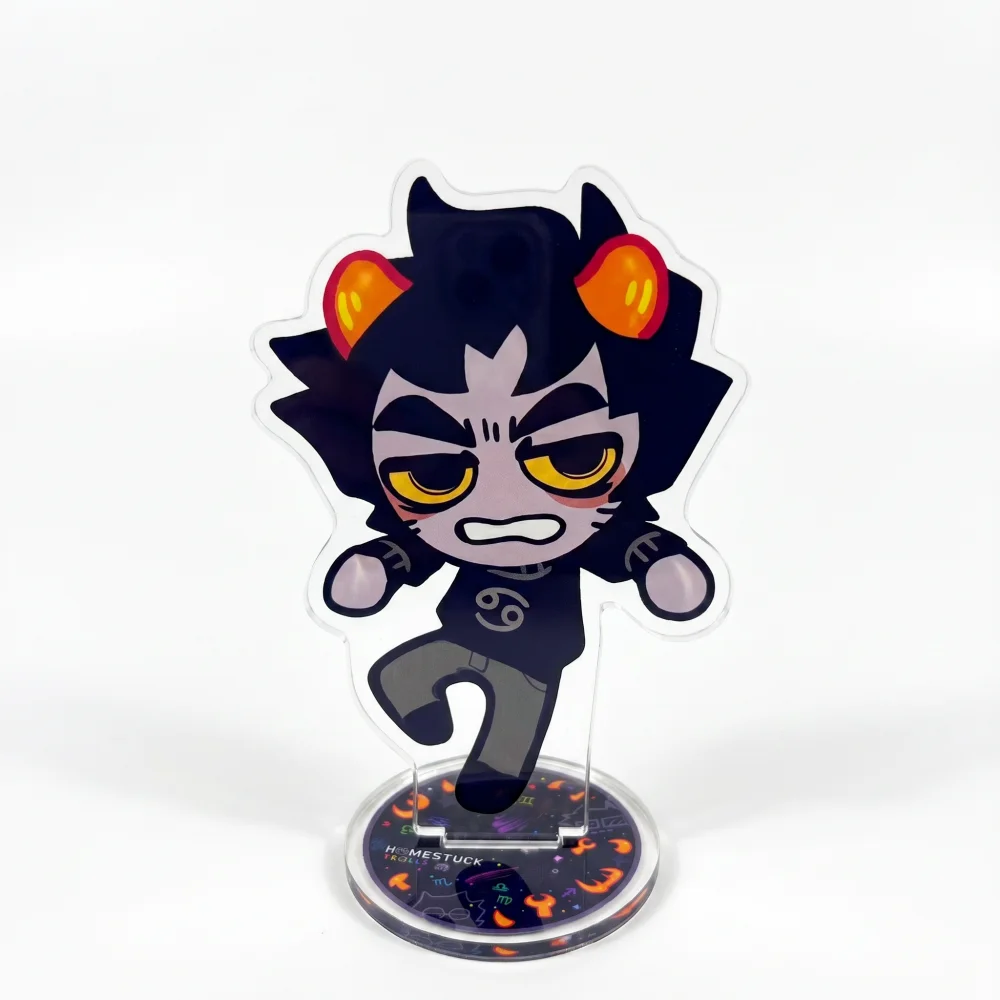 Фото Брелок-подставка из акрила 10 см по игре Homestuck: Каркат, Вантас, Терези, Пироп, Вриска, Серкет, Гамзее, Макара, Каная. Декор для стола, подарок для фанатов. №3