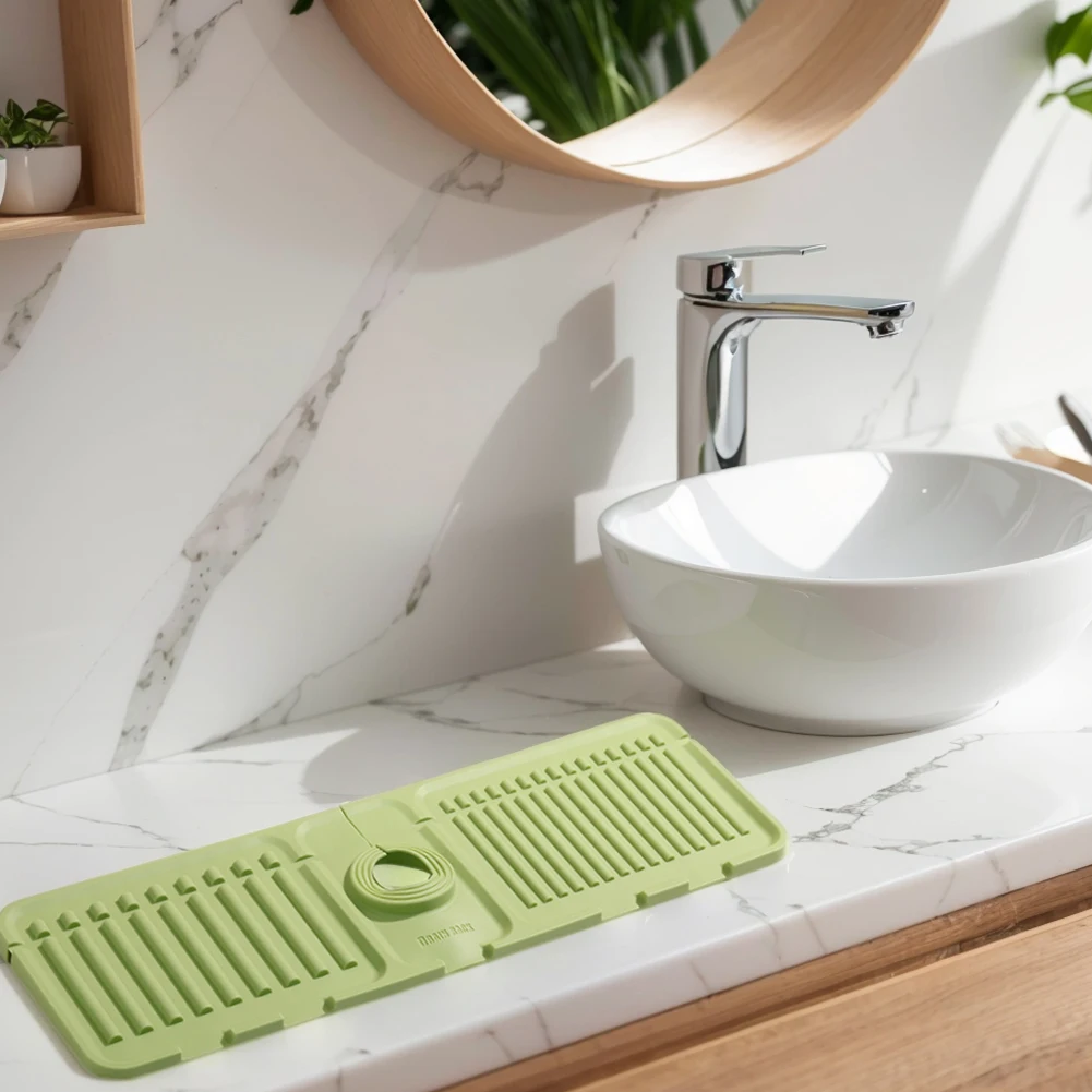 Силиконовый Быстросохнущий Поднос Для Кухонной Раковины С Смесителем