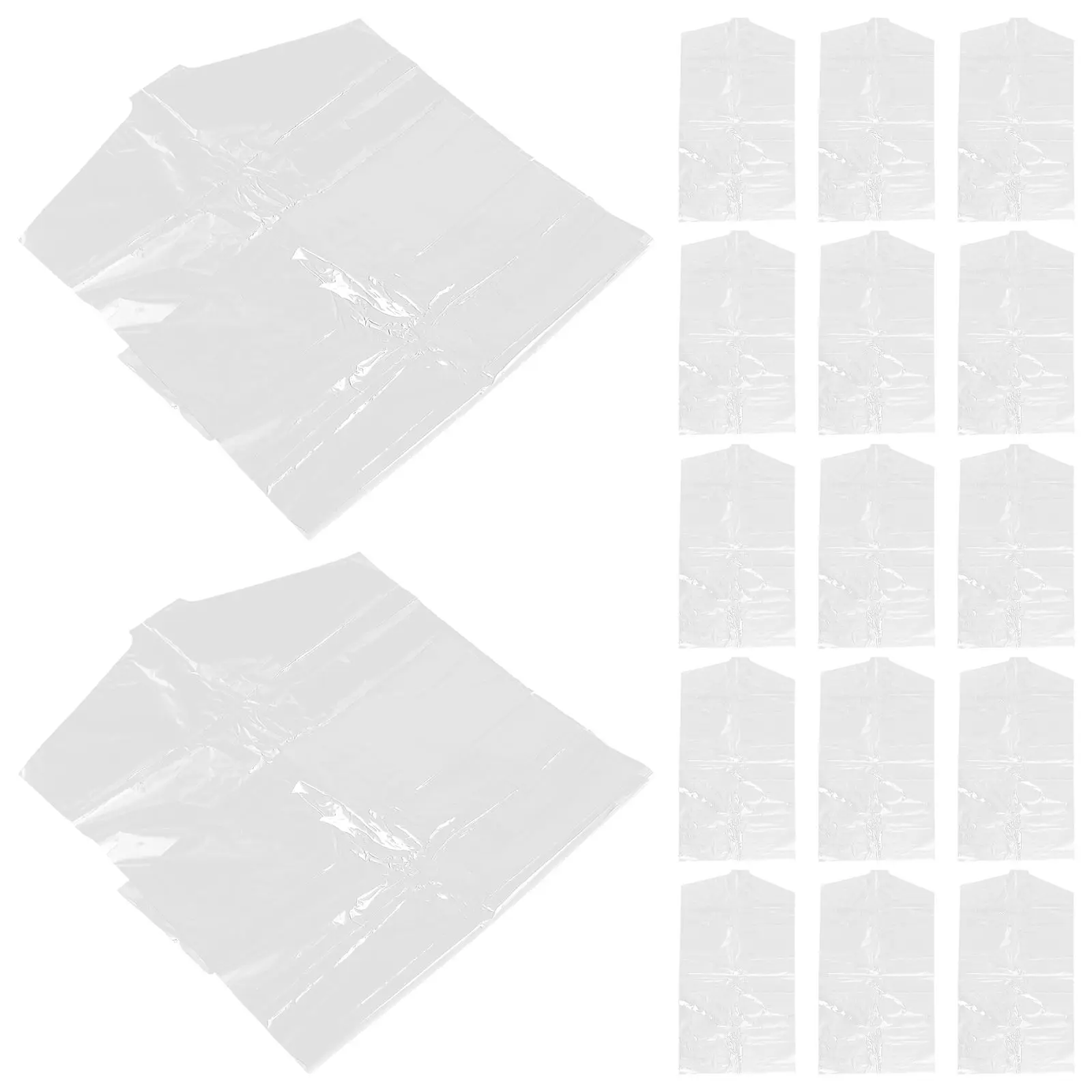 

Пластиковые чехлы для одежды, 60 шт.