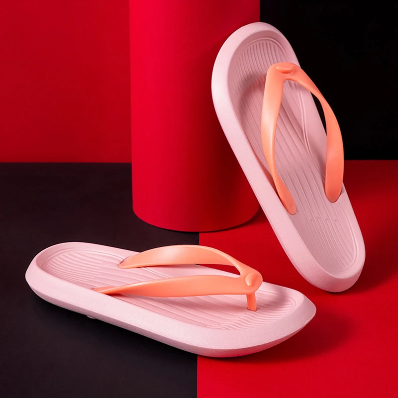 Шлепанцы из ЭВА для мужчин и женщин пляжные сандалии на толстой платформе мягкая