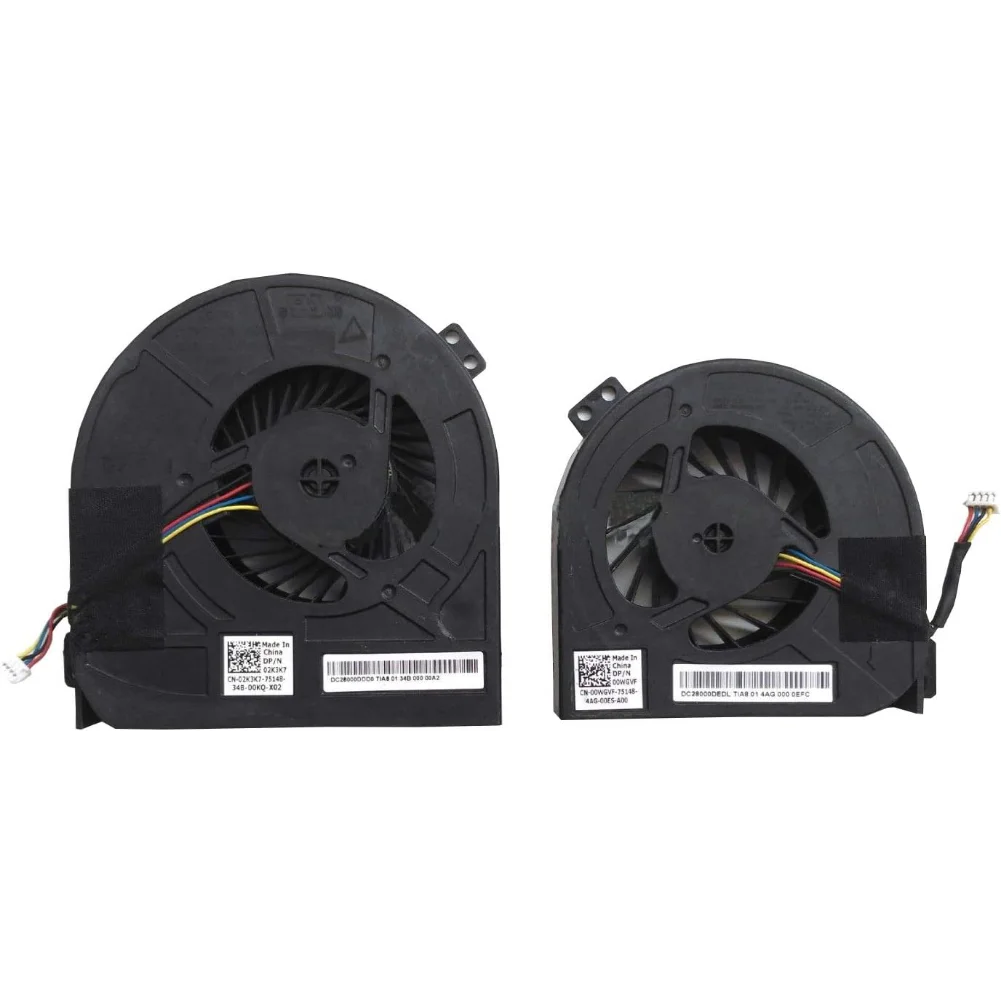 Сменный вентилятор для процессора Dell Precision M4700 Series 01G40N и Gpu 0CMH49, вентилятор охлаждения 01G40N 0CMH49, два вентилятора, 4 провода