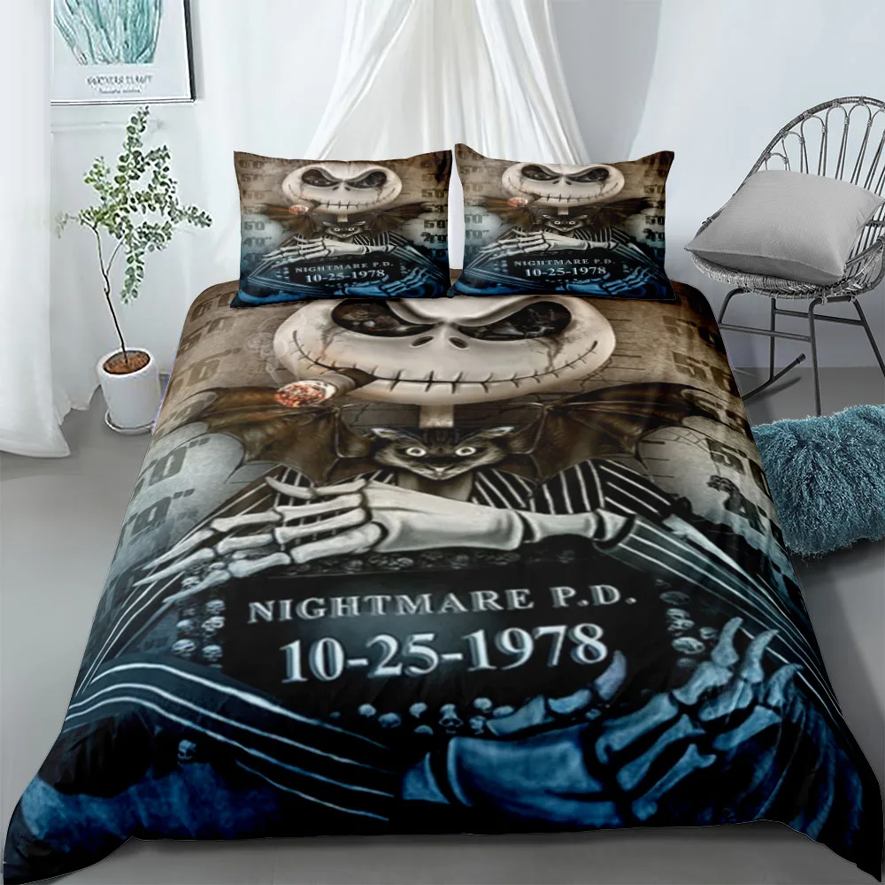 Фото Комплект пододеяльников Scream Horror Night, США, King Queen, двойной, полный, одноразмерный, комплект постельного белья №5