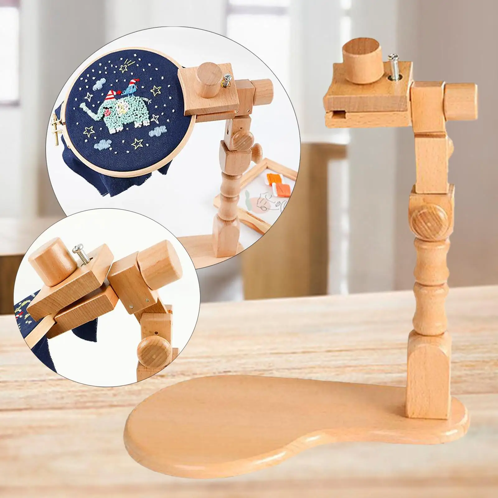 

Adjustable Embroidery Stand for The Hands-free Sewing Project Tool