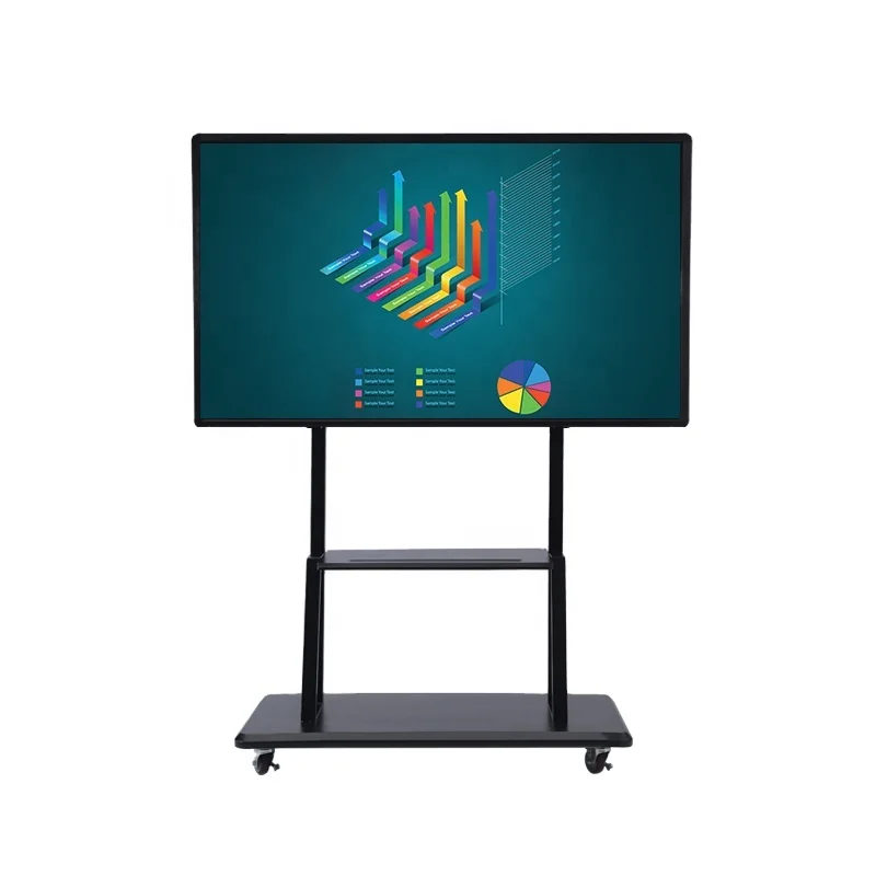

customize 32-100 inches school education big finger touch interactive whiteboard TV meeting touch movable white board