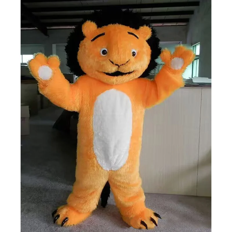 Новый мультяшный костюм куклы льва волшебный талисмана плюшевого милого медведя