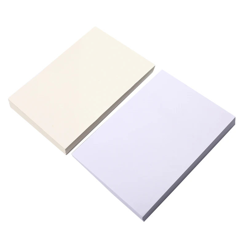 

100 Sheets Cotton Watercolor Paper Bulk Cold Press Paper Drawing Paper For Watercolorist Students Beginning Artists