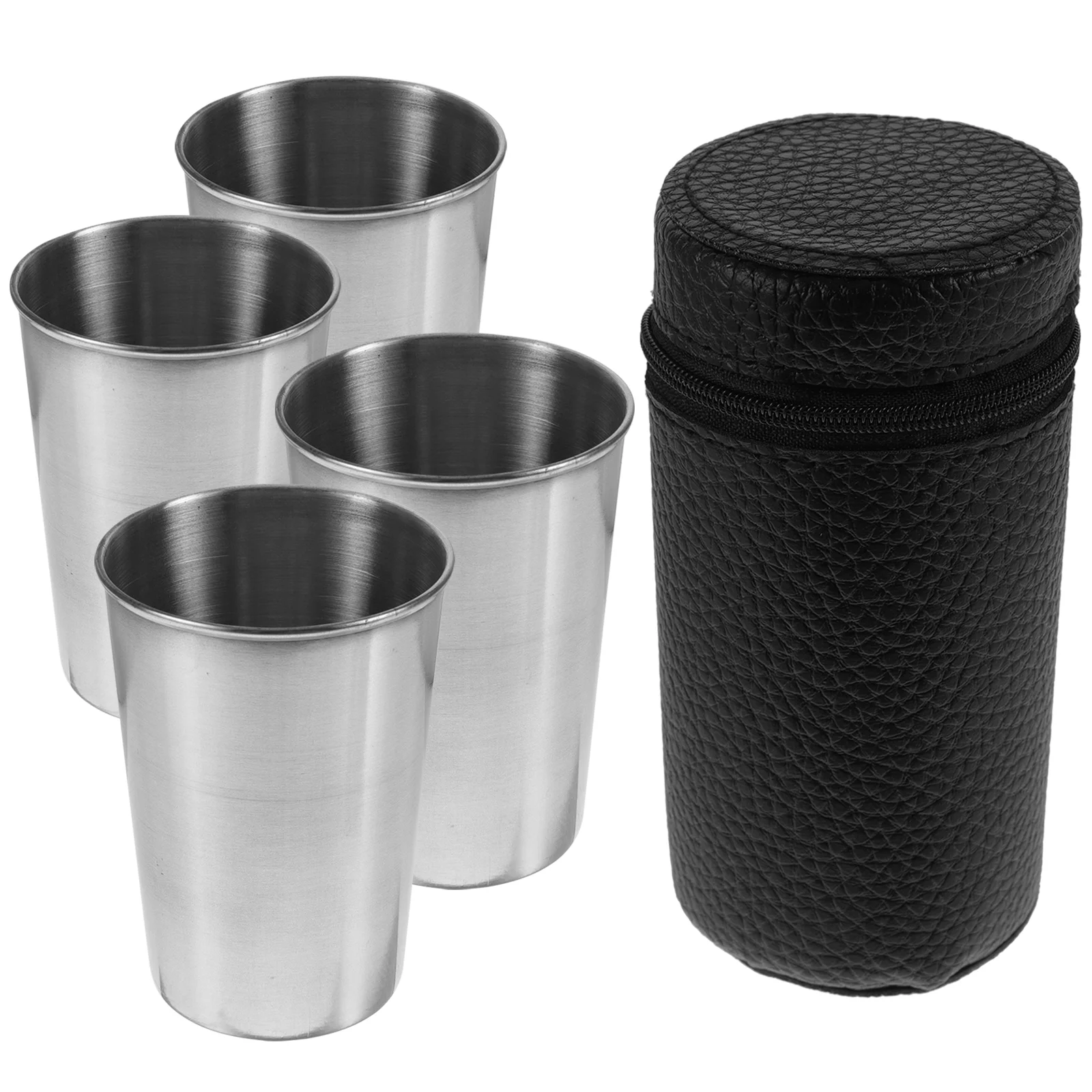 

Stainless Steel Reusable Household Portable Beer Camping Cup Camping Cup Metal Cup
