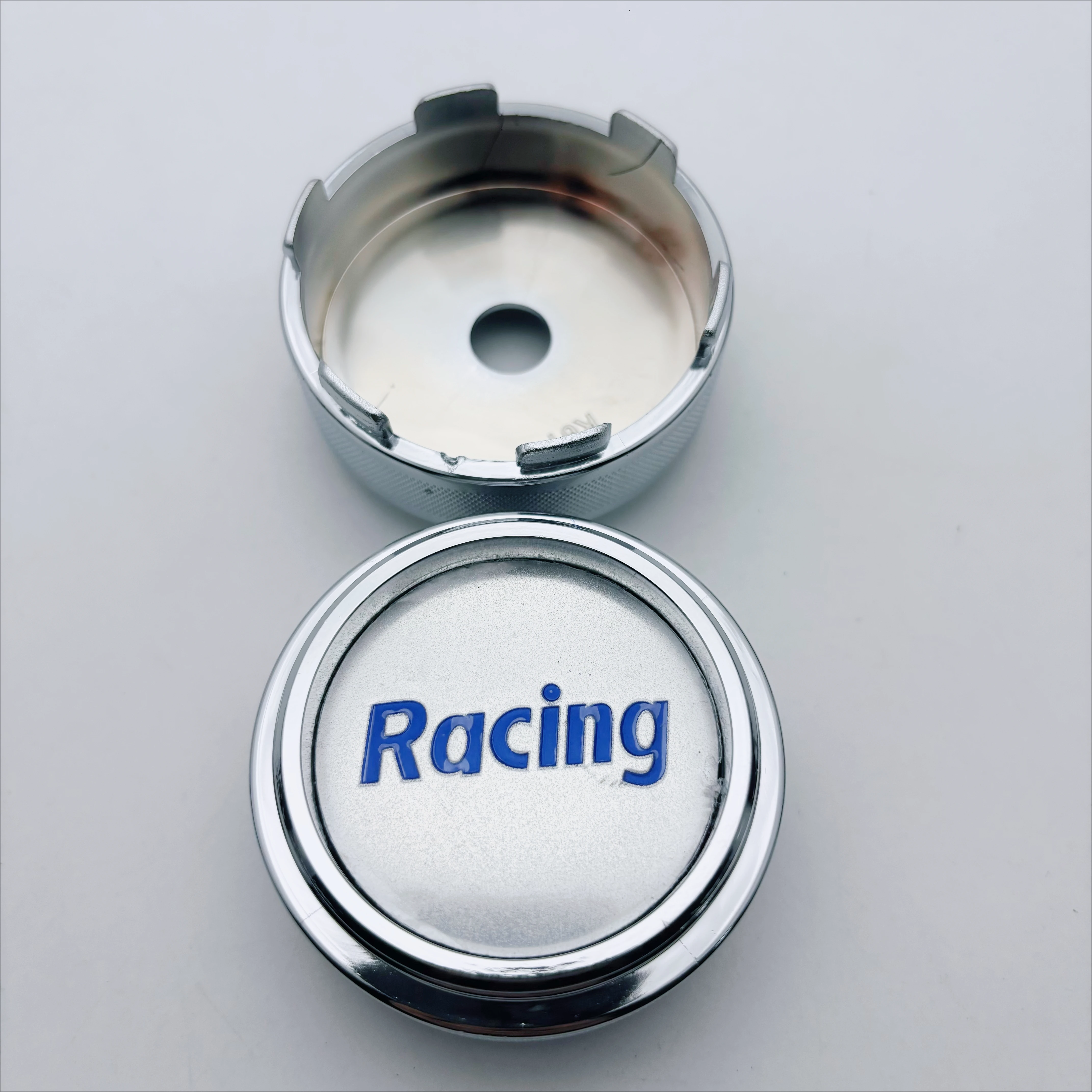 Комплект из 4 шт. колпачков для центра диска автомобиля с эмблемой Racing Letter, пылезащитные колпачки 61 мм, зажимы 57 мм, крышки для дисков, аксессуары для автомобиля (art.: 3920dcbc429d8) - 3920dcbc429d8