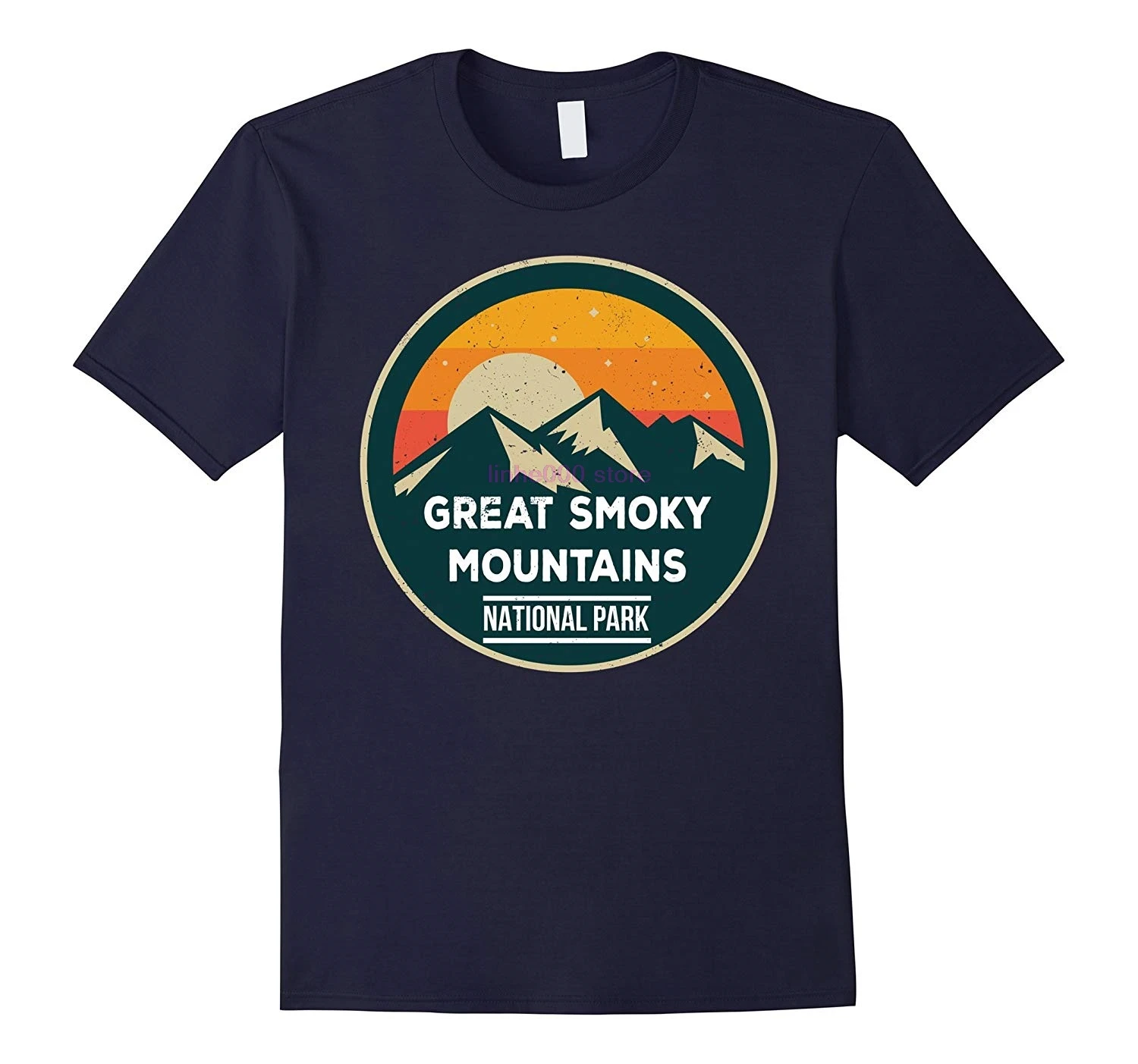 

Футболка GILDAN мужская с надписью «Great Smoky Mountain National Park»