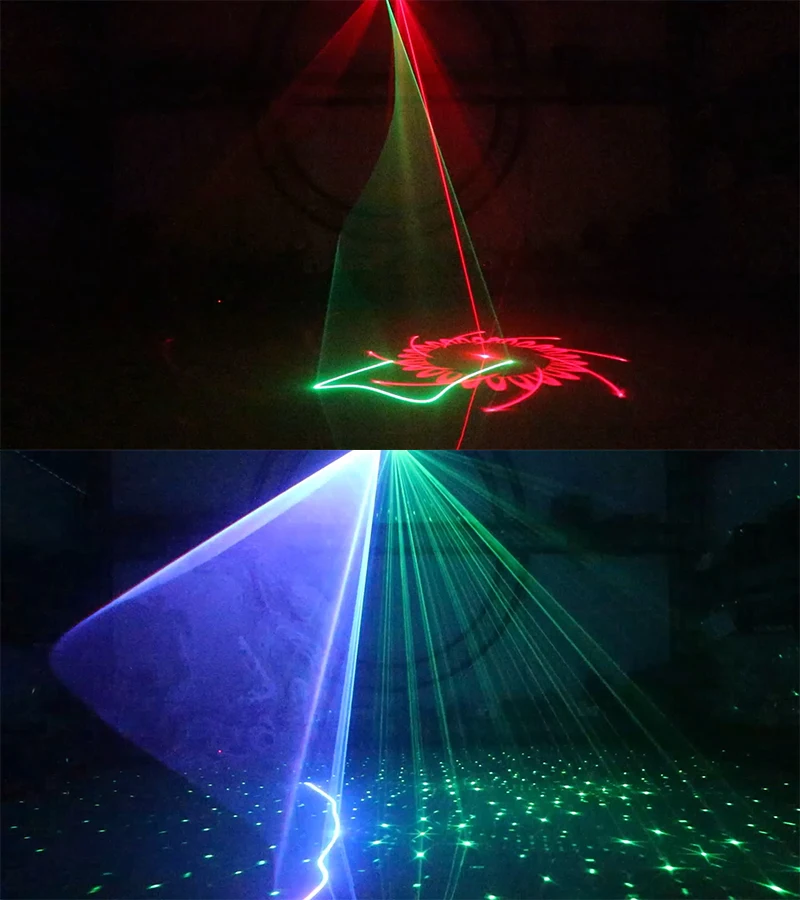Лазерный прожектор Dj Light s Beam RG Flower 2 в 1 устройство для сценисветильник освещения