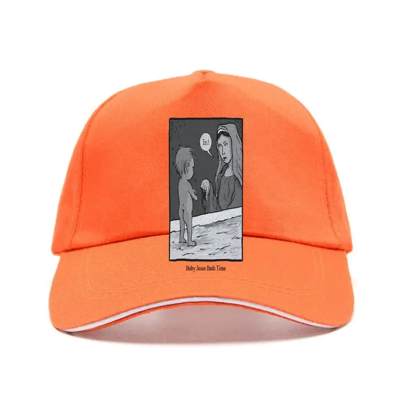 

Baby Jesus Bath Time Walk On Water Baseball Cap Funny Meme Bill Hats Comic Novelty Gift Present Casual Baseball Caps