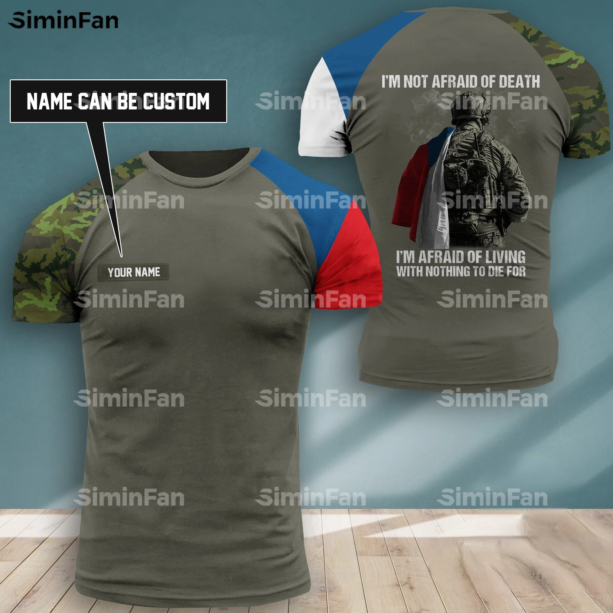

CZECH VETERAN CAMO SKULL SOLDIER 3D Full Printed T-Shirt Unisex Summer Round Neck Tee Men Female Top Casual Streetwear Harajuku