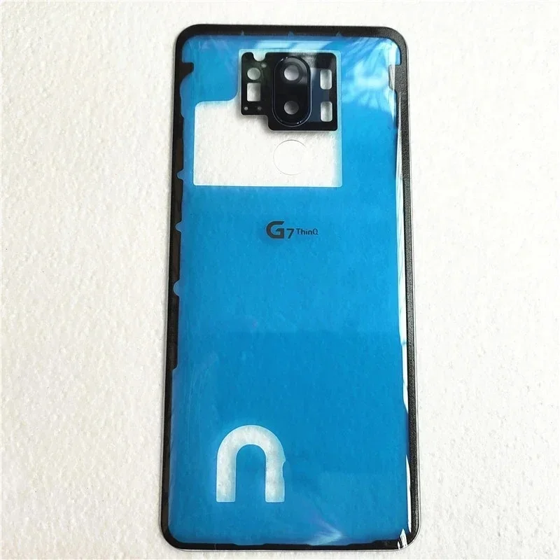 Фото Стеклянная задняя крышка корпуса с линзой камеры для LG G7 G7+ ThinQ G710 G710EM G710PM №1