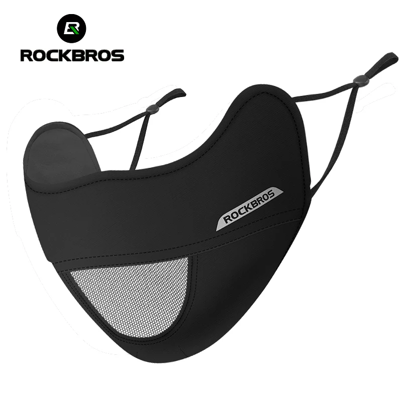 

Велосипедная маска ROCKBROS в красный горошек, шарф с защитой от УФ излучения, летняя дышащая маска для лица, уличная Пылезащитная Регулируемая бандана
