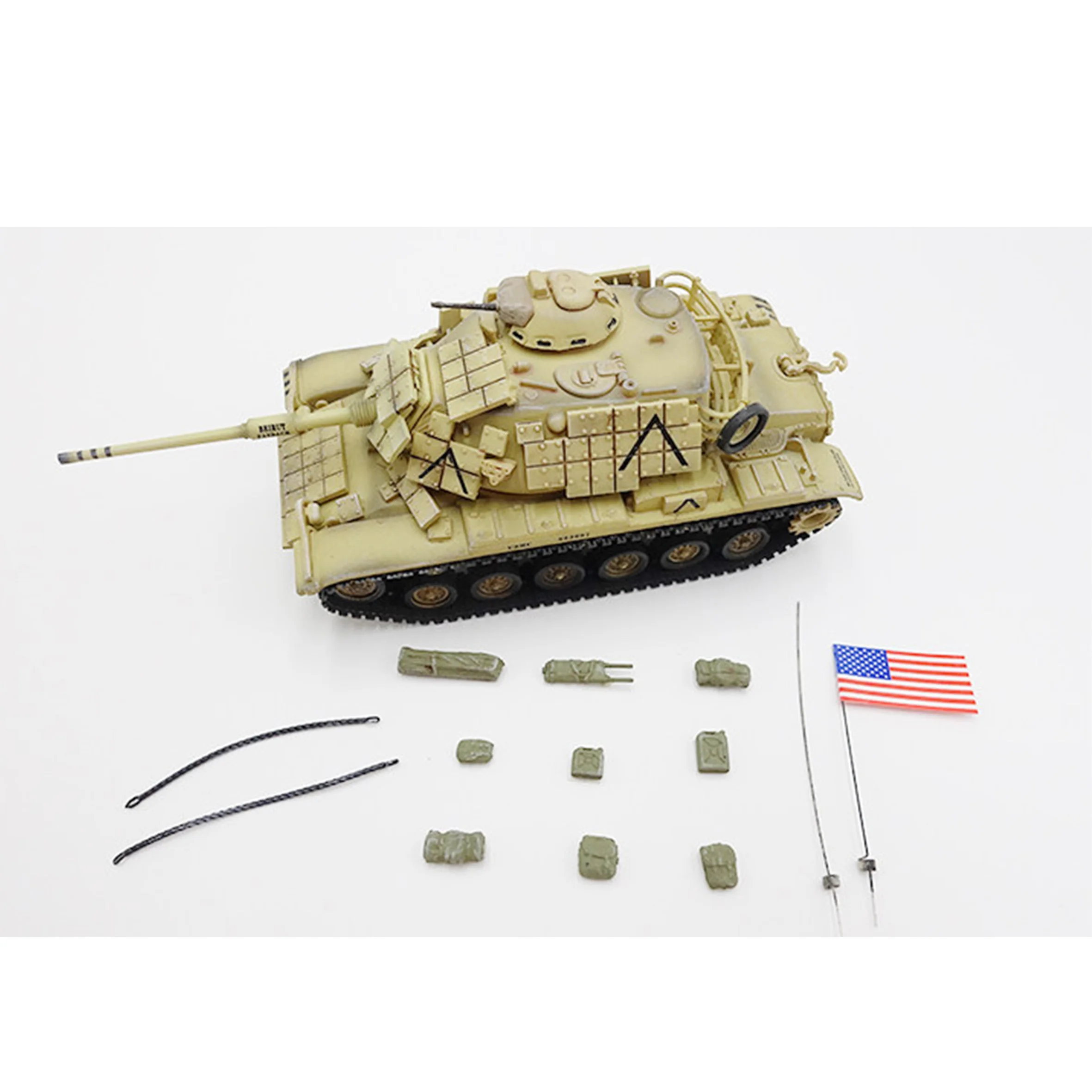 Фото Модель танка M60A1 (версия с реактивной броней) в масштабе 1/72, готовая статическая модель. №5
