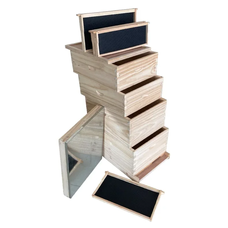 

Оборудование для пчеловодства, поставщики национальное улей, изолированный деревянный улей Langstroth, улей с 4 коробками