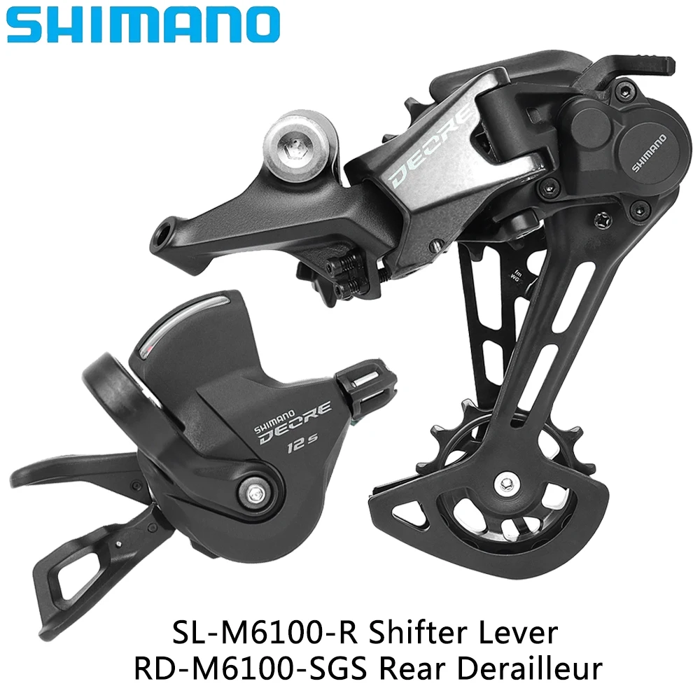 SHIMANO DEORE M6100 12-скоростной переключатель SL-M6100-R Правый рычаг переключения передач
