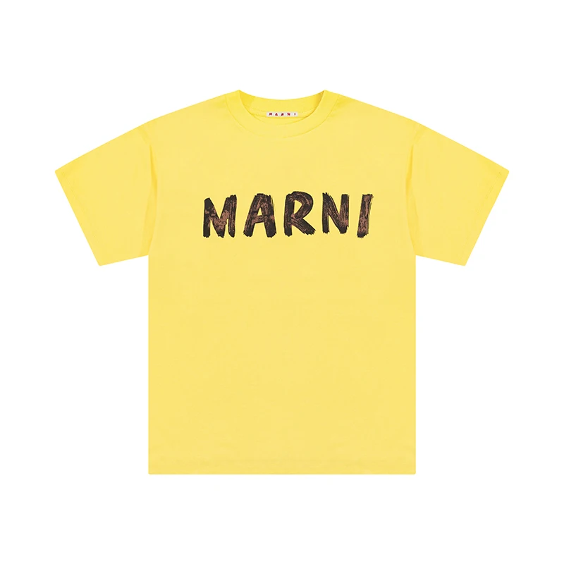 

2023 High Quality M Print Letter Women T Shirt Simple Casual New Cotton Short Sleeve T Shirt