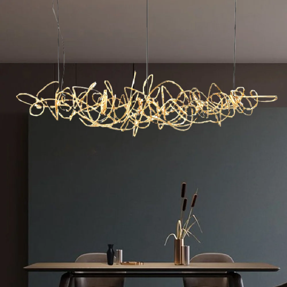 

LED pendant lamp Modern Luxury For Restaurant Decoration Bar Tree Decor hang light