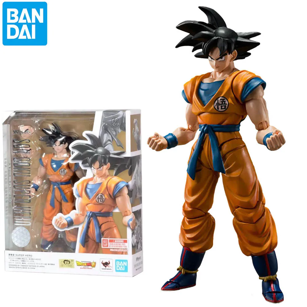 

Genuine BANDAI SPIRITS S.H.Figuarts DRAGON BALL SUPER SUPER HERO Son Gokuu Anime Figure Model Collecile Action Toys