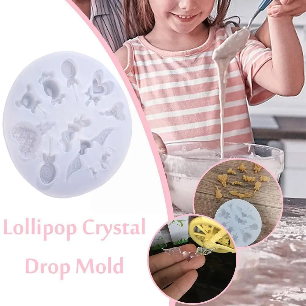 

Ice Cream Lollipops Silicone 3D Mold Angel Love Aromatherapy Decoration Epoxy Tools Clay Plaster Baking N9Z0
