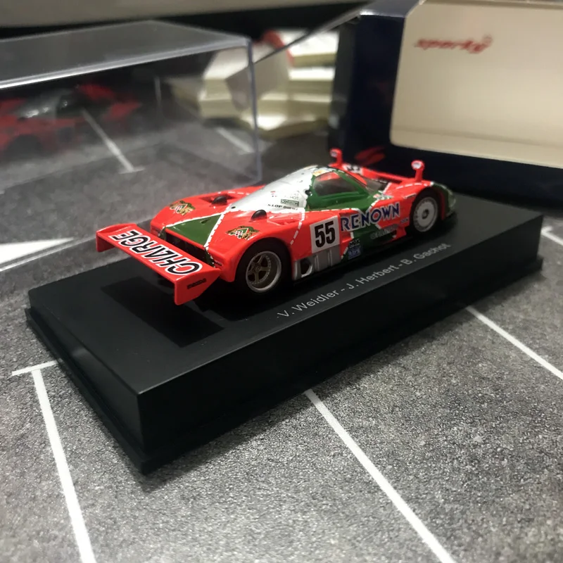 SPARK 1:64 1991 Mazda 787B Le Mans No. 55 24H Winner Alloy Car Model |