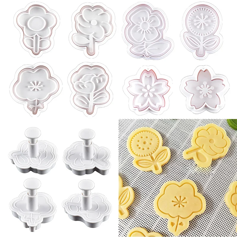 

New Valentine's Day Biscuit Mold Cookie Cutter Cut Candy Baking Tools Wedding Flower Theme For Kitchen Baking Cake Moulds Supply