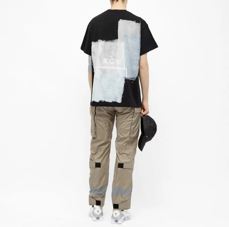 

2021 1:1 Version A-COLD-WALL Brush Paint Print Tee Men Women Couple 100% Cotton T-shirt Hip Hop High Street Oversize T Shirt