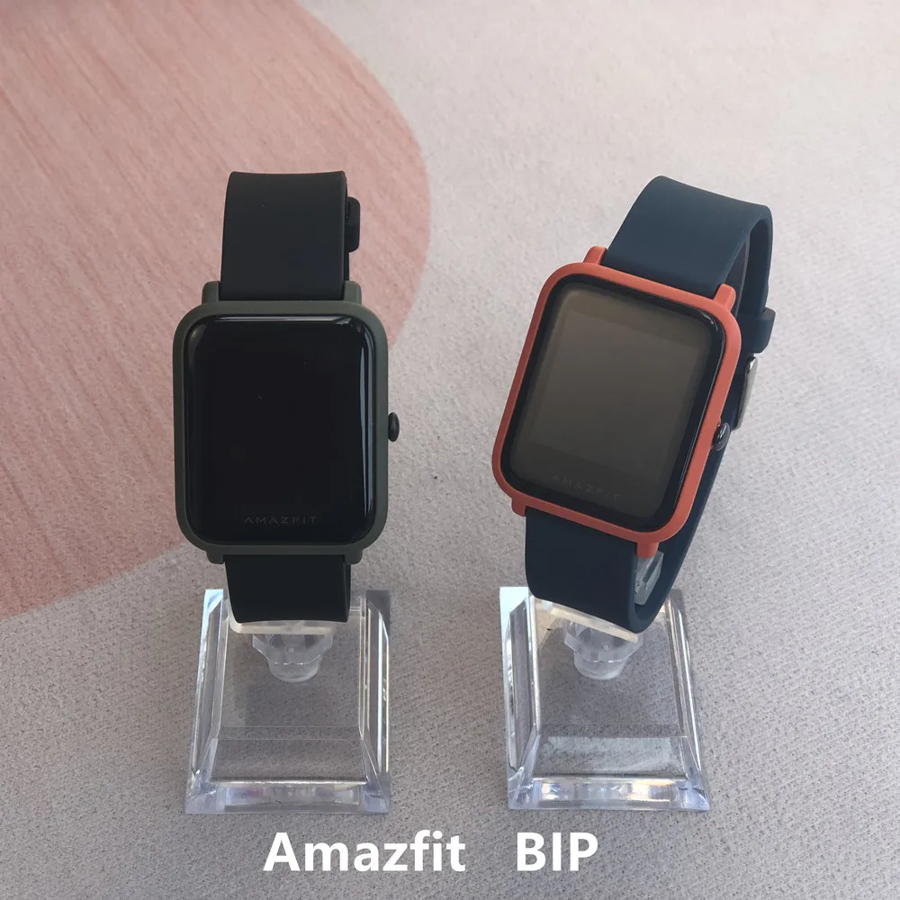 показ Amazfit Bip Bluetooth интеллектуальные часы встроенные GPS спортивные ритм сердца IP68