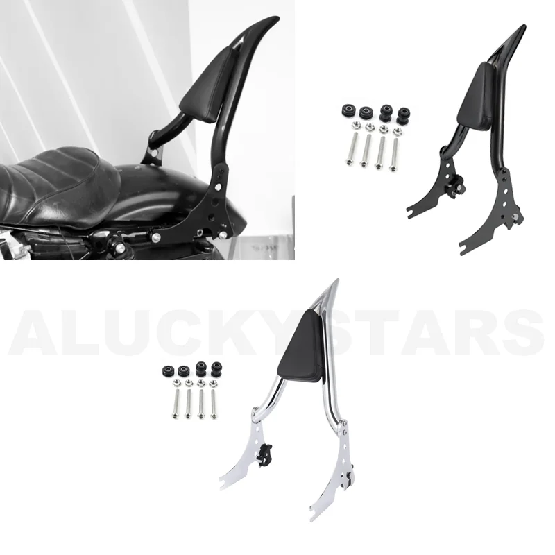 

Черная хромированная разборка, пассажирская спинка для Harley Sportster XL 1200 883 Iron XL883 XL1200 2004-2022