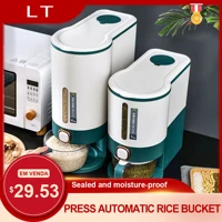10kg kitchen container nano barrel moisture proof sealed rice box household food storage tank storage box tank small grains