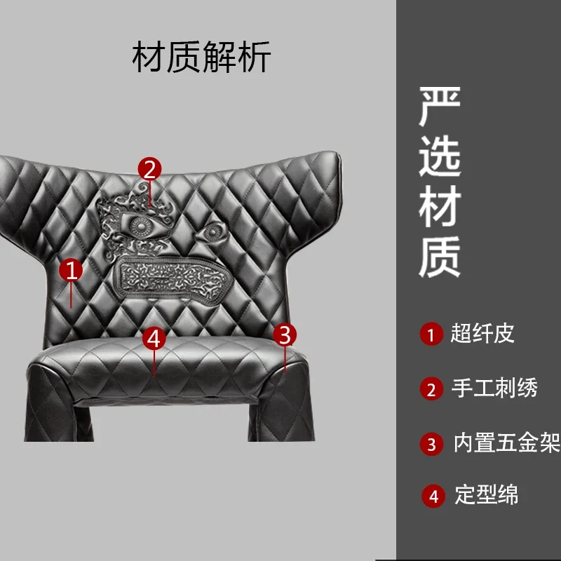 Стул Монстр Moooi итальянская мебель роскошный кожаный обеденный стул