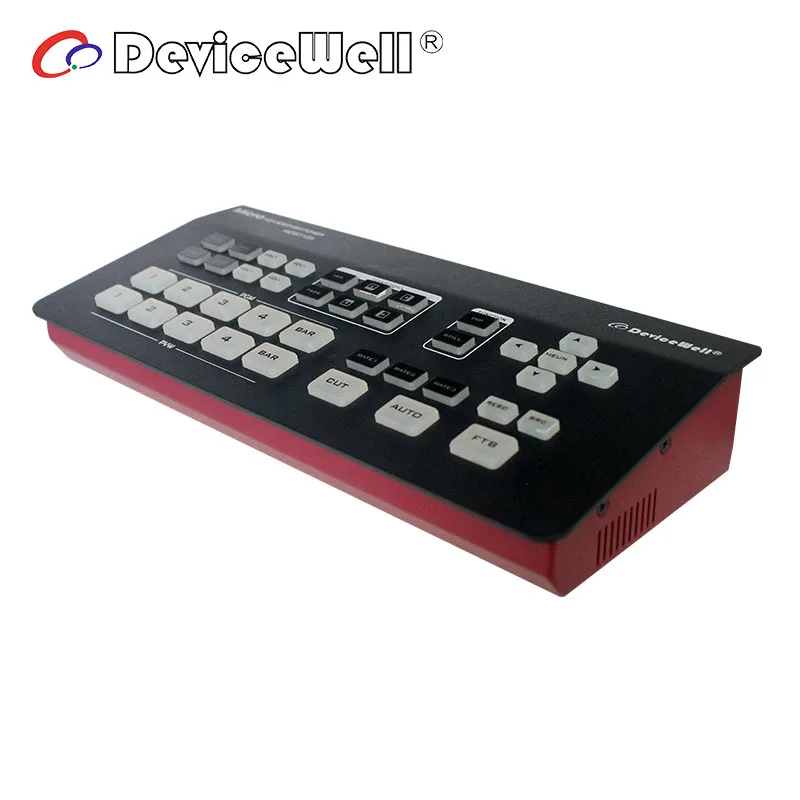 DeviceWell HDS7105 Super Mini Switcher 4 HD-MI + 1 вход DP 5-канальный 1080P OBS Stream HD SDI Video VS ATEM Pro
