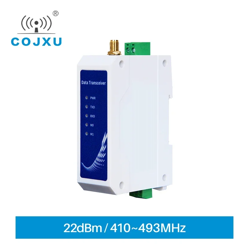 

SX1262 RS485 Lora Spread Spectrum 433/470Mhz 22dBm Wireless Data Transmission Modem Anti-interference COJXU E96-DTU(400SL22-485)