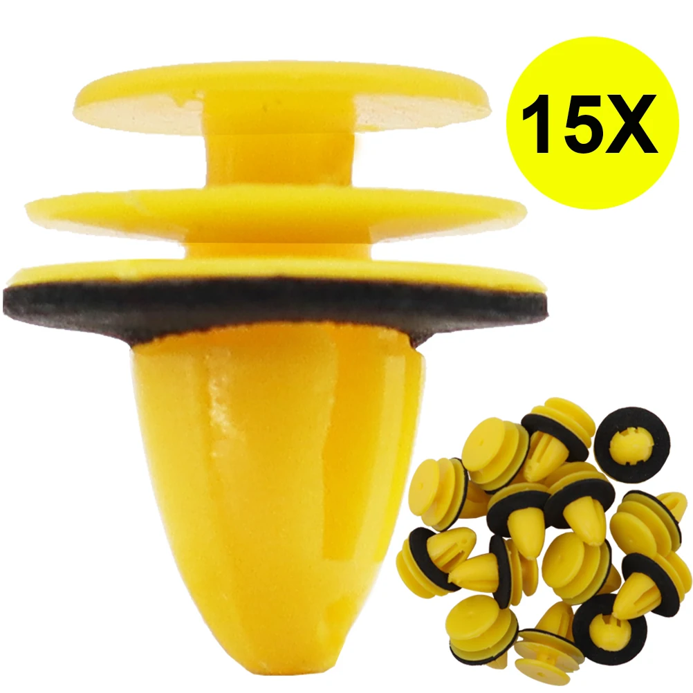 

15 шт., пластиковые фиксаторы для крыльев автомобиля