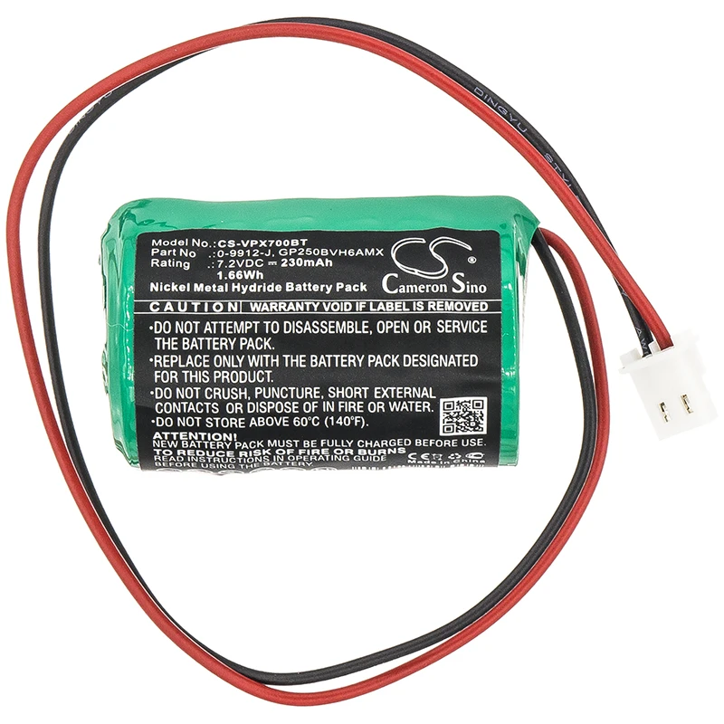 Фото Аккумулятор для системы сигнализации 7.2V 230mAh 0-9912-J PCL00216 для Visonic PowerMax MCS-700 Bell Box MCS-710 MCS-720 MCS-730 +Инструмент №3