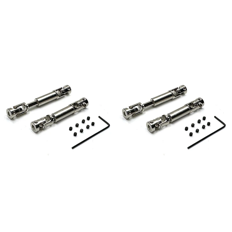 

2Set For FMS FCX24 Metal Drive Shaft CVD Driveshaft 1/24 RC Crawler Car Upgrade Parts Accessories