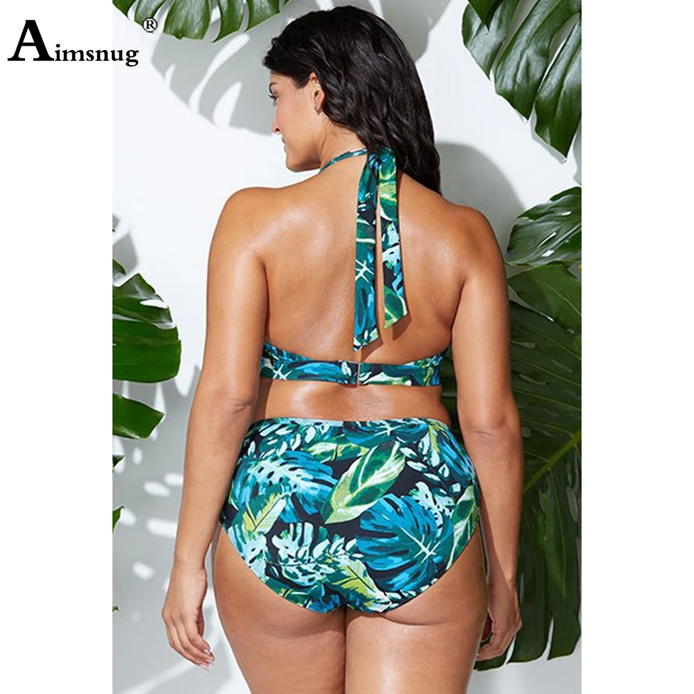 Женские комплекты бикини больших размеров 4xl винтажные женские купальники из