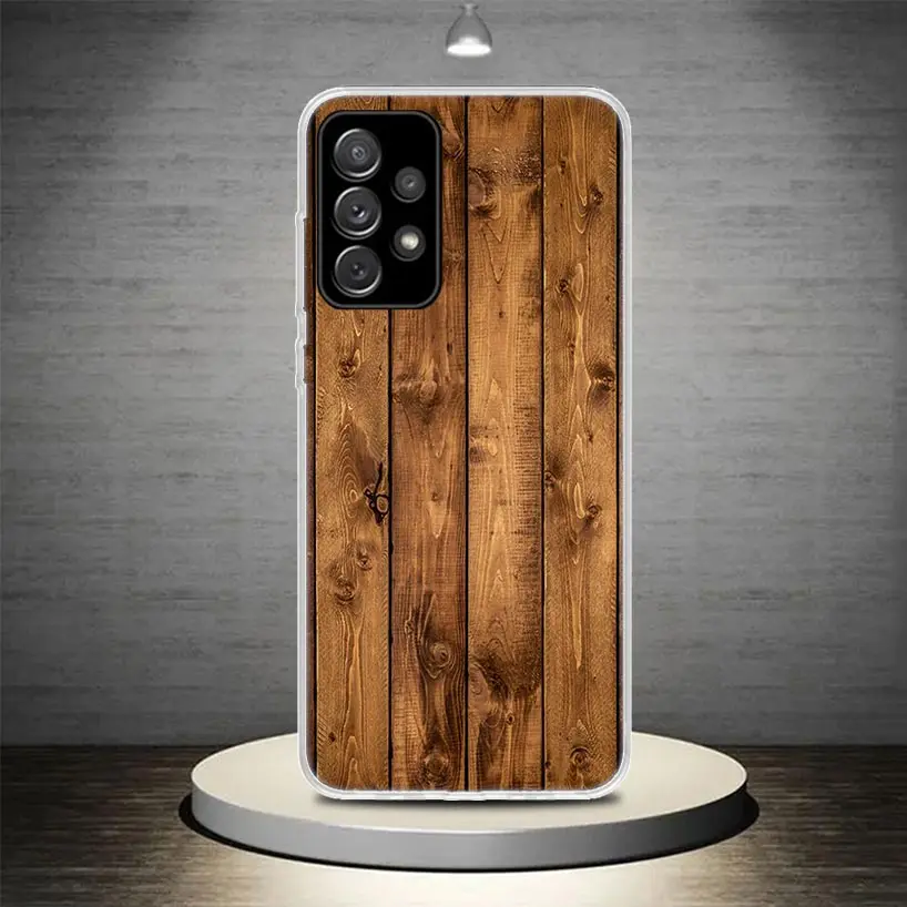Чехол для телефона с деревянным узором Samsung Galaxy A54 A52 A53 A14 A12 A13 A24 A22 A23 A34 A32 A33 A04S A03S A02S