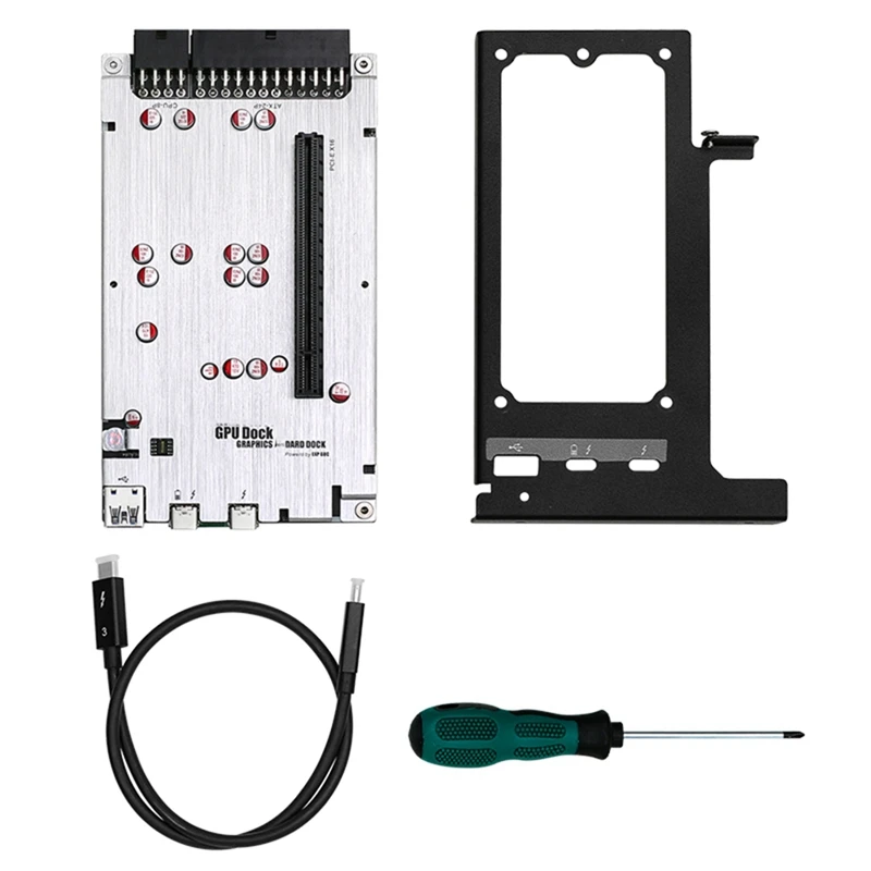 

TH3P4G3 TH3P4G3 Mini GPU Dock Graphics Card Thunderbolt-Compatible PD 60W 40Gbps DC / ATX